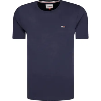 Pánské oblečení Tommy Jeans Tričko TJM CLASSIC | Barva:tmavě modrá | Velikost:S