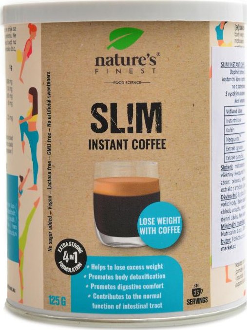 Nutrisslim Nature s Finest Slim Coffee instantní 125 g Zbozi cz