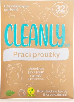 Tableta na praní Cleanly Eco Prací proužky 32 ks