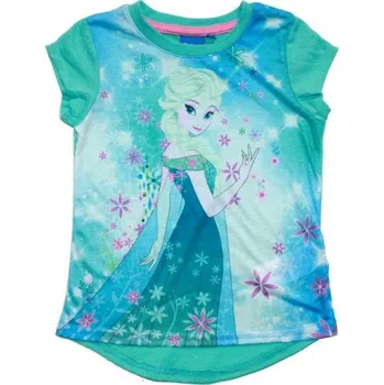 Levné tričko Ledové království Frozen 438/2 azurová vel. 98