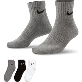 Pánské ponožky Kotníkové bavlněné ponožky Nike EVERYDAY LIGHTWEIGHT QUARTER (3 PAIRS) SX7677-964 - L | UK 5,5 | US 6Y