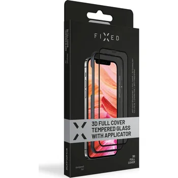FIXED 3D Full-Cover ochranné sklo pro Apple iPhone 12 Pro Max černé