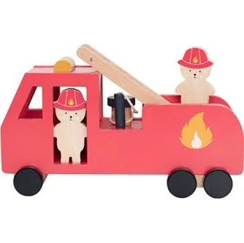 Dřevěná hračka JaBaDaBaDo Hasičské auto