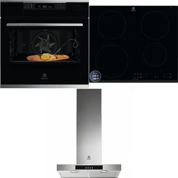 Set domácích spotřebičů ELECTROLUX KOBCS31X + ELECTROLUX LIR60433B + ELECTROLUX LFT426X