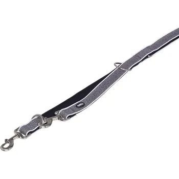 Vodítko pro psa Nobby CAYO vodítko nylon-neopren šedá L-XL 200cm