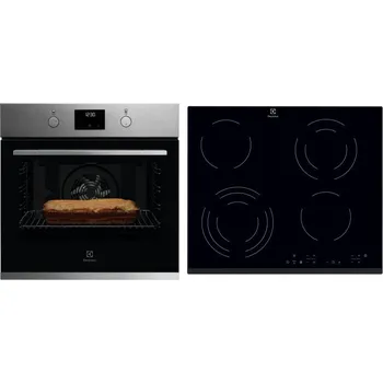 Set domácích spotřebičů ELECTROLUX KOFGH70TX + ELECTROLUX EHF6343FOK