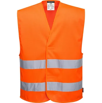 PORTWEST Reflexní vesta MeshAir Hi-Vis Two Band Velikost: 4XL/5XL, Barva: oranžová