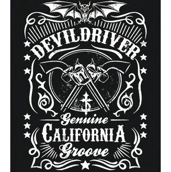 Nášivka nášivka na záda, zádovka Devil Driver - Genuine California Groove
