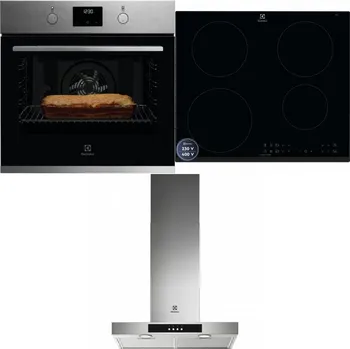 Set domácích spotřebičů ELECTROLUX KOFGH70TX + ELECTROLUX LIR60433B + ELECTROLUX LFT426X