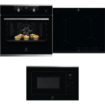 Set domácích spotřebičů ELECTROLUX KODEH70X + ELECTROLUX EIV634 + ELECTROLUX LMS4253TMX