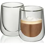 KELA Sklenice na cappuccino FONTANA sada 2 ks 180 ml KL-12404