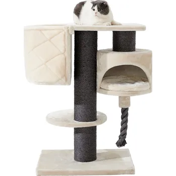 Nobby škrabadlo Cupid s kapsou pro kočky 93 cm krémová