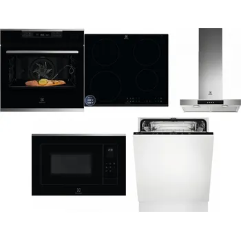 Set domácích spotřebičů ELECTROLUX KOBCS31X + ELECTROLUX LIR60433B + ELECTROLUX LFT426X + ELECTROLUX LMS4253TMX + ELECTROLUX EEA27200L