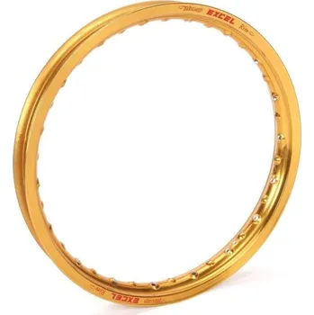 Silniční kolo HAAN WHEELS EXCEL ráfek 18x2.15 - zadní KTM barva žlutá (červený nápis)