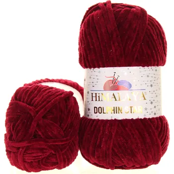 Příze Himalaya Dolphin Star vínová 92122