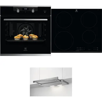 Set domácích spotřebičů ELECTROLUX KODEH70X + ELECTROLUX LIR60430 + ELECTROLUX LFP326S