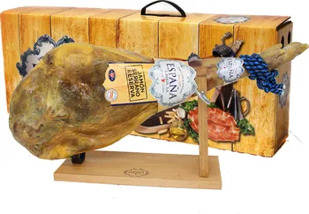 Sušené maso Espaňa Jamón Serrano dárkové balení španělské šunky 6,5 kg