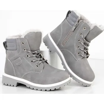 Chlapecká zimní obuv Cathay moda Dětské zimní kotníkové 3304-6L.G Velikost: 29