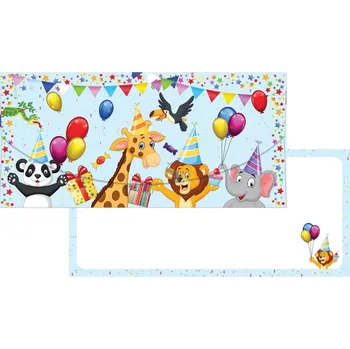 Obálka Blahopřání srdečné 22271 Dětská Dárková obálka na peníze Oslava 210x100mm, Alvarak