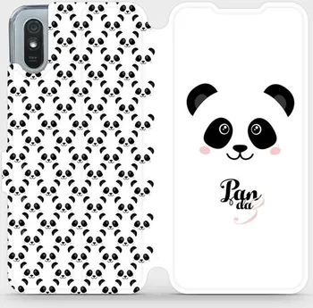 Pouzdro na mobilní telefon Mobiwear Flip pro Xiaomi Redmi 9A/9AT Panda Amálka