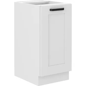 Kuchyňská skříňka Spodní skříňka LUNA bílá/bílá matná MDF 40 D 1F BB