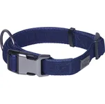 Nobby LINEN DELUXE obojek nylon modrá M-L 40-55 cm