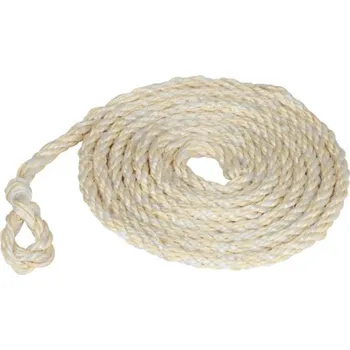 Vazák směs sisalu a polypropylenu 3,20m, d 12mm s malou smyčkou, přírodní barva