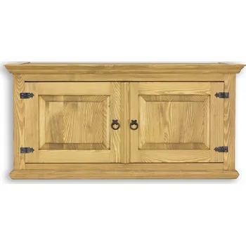 Nástavec na skříň Drewmax Voskovaný skříňový nástavec SF704 z masivního dřeva pacyg