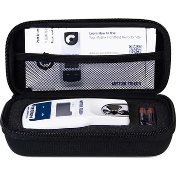 Refraktometr ruční digitální Mettler Toledo MyBrix, Popis: S pouzdrem