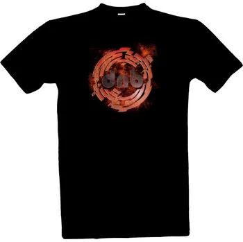 Pánské oblečení Tričko s potiskem ohnivý potisk dnb pánské