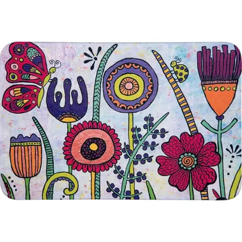 Koupelnová předložka Wenko Koupelnová předložka Flowers Rollin Art, 45 x 70 cm
