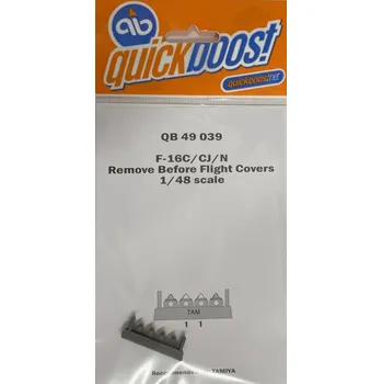 Plastikový model Quickboost 1/32 F-16C/CJ remove before flight covers (TAM)