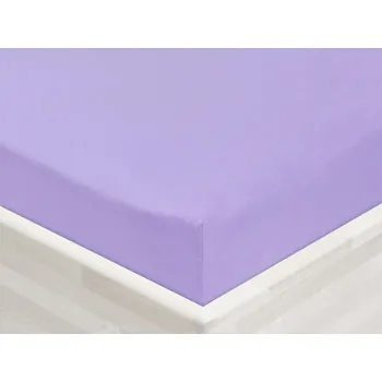 Prostěradlo Jersey napínací prostěradlo JR-012 Levandulové 90 x 220 - výška 20 cm