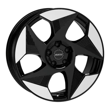 Disk Alu disk ALUTEC Solar 8.0x19, 5x112, 57.1, ET49 diamant-schwarz frontpoliert