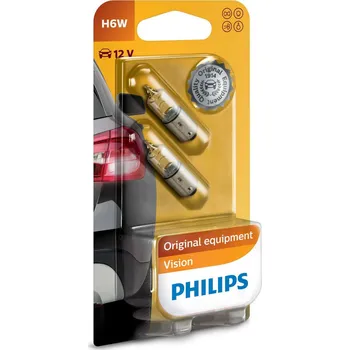 Žárovka Philips H6W Vision 12V 12036B2
