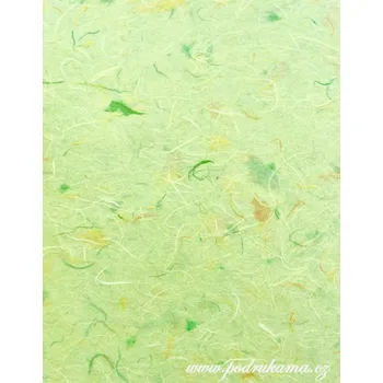 Umělecký papír Sapaimport Morušový papír Unryu s kousky papírů Velikost: 23x32 cm