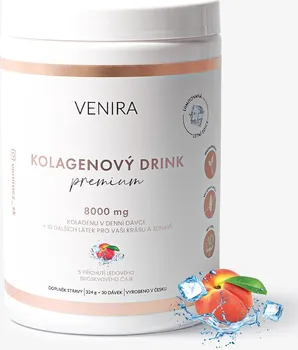 VENIRA Premium kolagenový drink ledový broskvový čaj 8000 mg 324 g