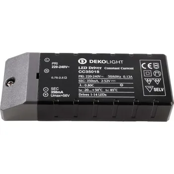 Napájecí zdroj pro osvětlení Light Impressions KapegoLED napájení CC35018 konstantní proud 350 mA IP20 2-52V DC 18,00 W 180512