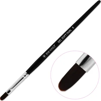 ENII NAILS Štětec na gel - soft oval 6