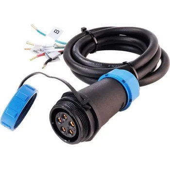 LED osvětlení Deko-Light Weipu HQ 12/24/48V přívodní kabel 5-pólový kabelový systém 1000 mm 940029