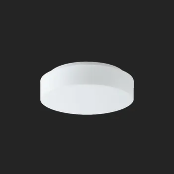 OSMONT ELS70401 ELSA 2 IP stropní/nástěnné skleněné svítidlo bílá IP65 3000 K 15W LED nouzové kombinované 3 h
