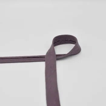 Šikmý proužek mušelínový, zažehlený, mauve, 20mm