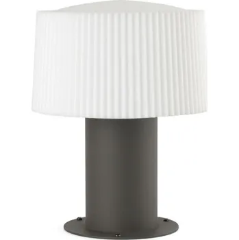 Venkovní osvětlení FARO MUFFIN sloupková lampa, tmavě šedá, H300