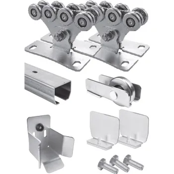 2. Sada pro pojezdovou bránu do 4 m průjezdu, pozinkovaný „C“ profil