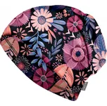 Dětská fleecová čepice UNUO Homeless, Kouzelné květiny Velikost: M (49 - 52 cm)