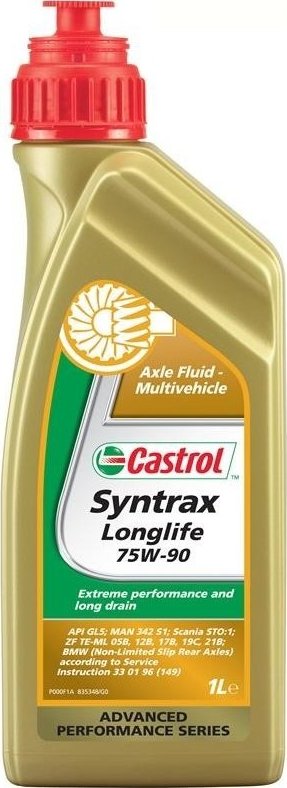 Castrol Syntrax Longlife 75W-90 1l velikost balení: 1l