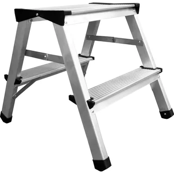 Žebřík Hliníkové schůdky profi oboustranné 2X2 (Hliníkové schůdky)