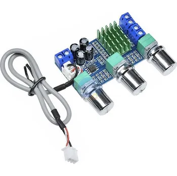 Elektronická stavebnice Zesilovač 2x 50 W třídy D s korekcemi modul s TPA3116D2