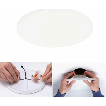 Osvětlení PAULMANN VariFit LED vestavné svítidlo Veluna Edge IP44 kruhové 200mm 4000K bílá stmívatelné