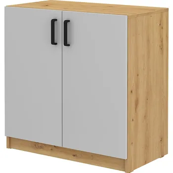 Obývací stěna MOB Mantela LG/AR (dub artisan + světle šedá)